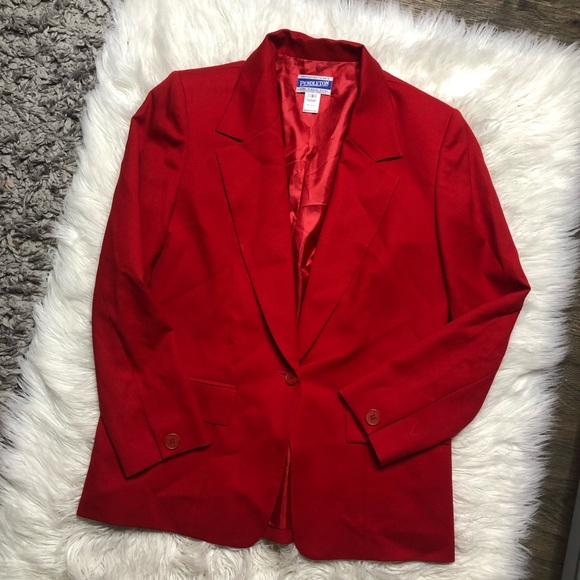 Pendleton Jackets & Blazers - Pendleton red wool blazer size 6 Pendleton Jackets & Blazers - Pendleton red wool blazer size 6